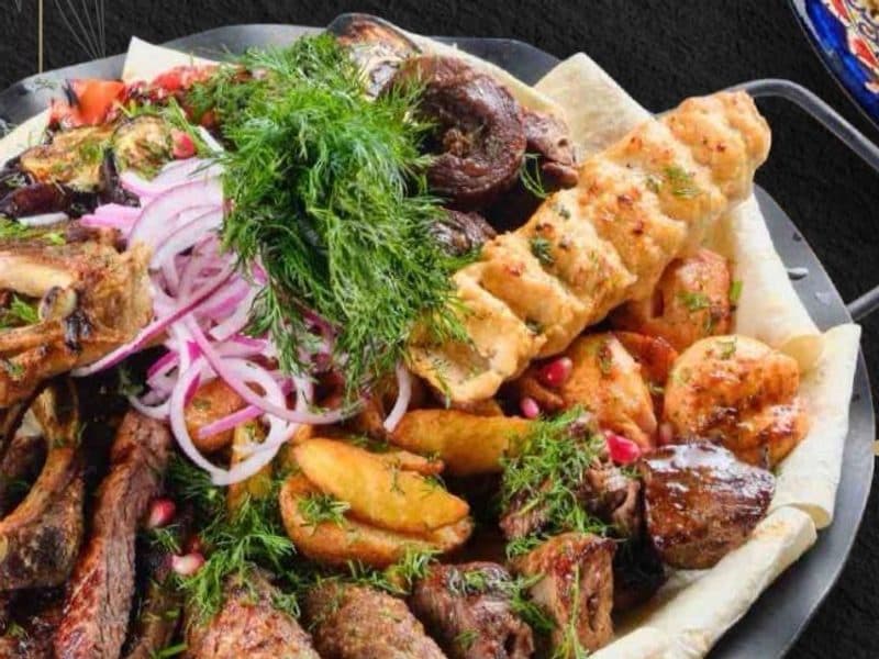 Мясное ассорти гриль садж
